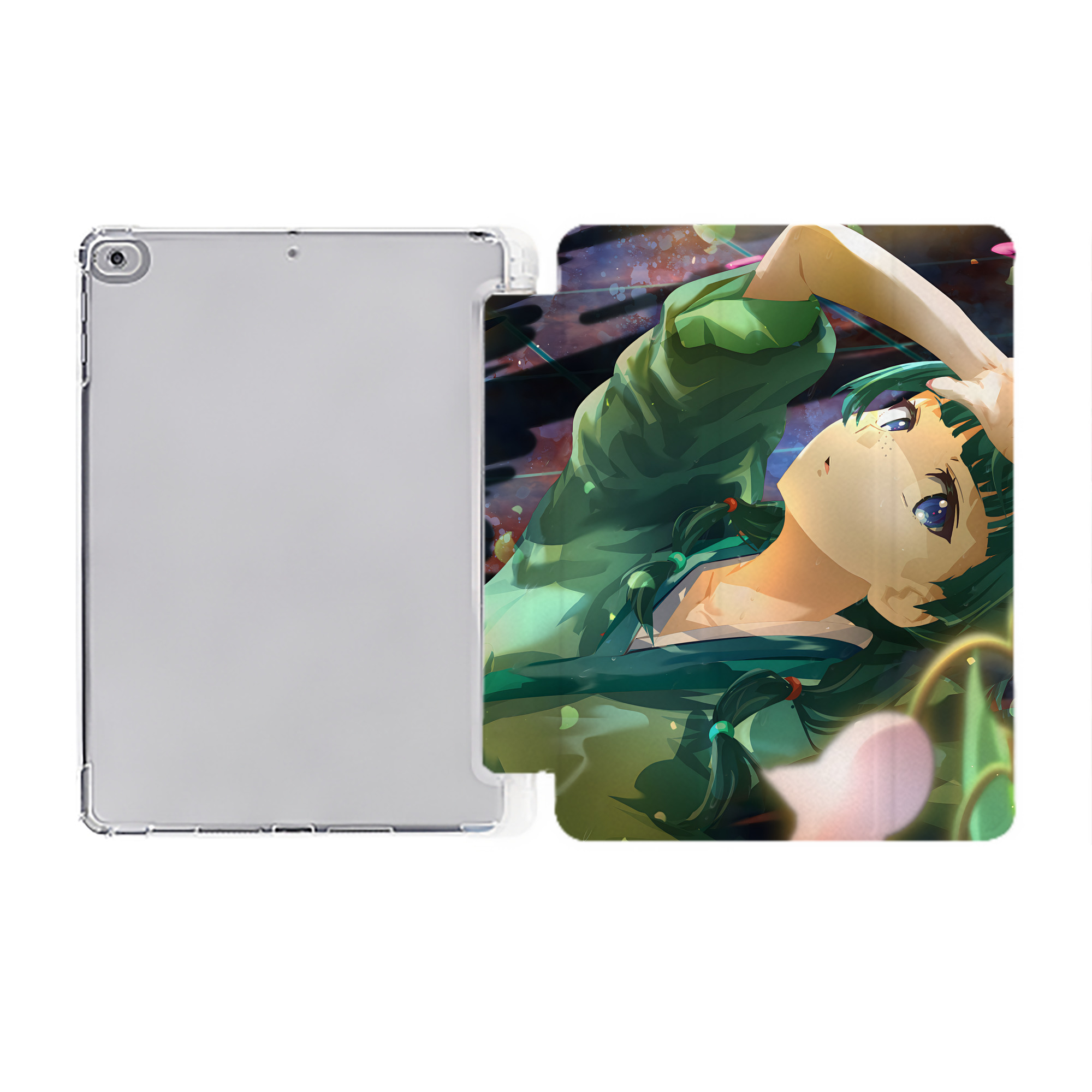 （画像用） 薬屋のひとりごと The Apothecary Diaries IPad ケース ペン収納付き 三つ折りスタンド PUレザー×シリコン 対応機種9.5/10.5/10.9インチ
